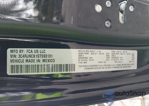 2025 Jeep Wagoneer S Limited z USA, uszkodzony, nr VIN 3C4RJNCK1ST593131